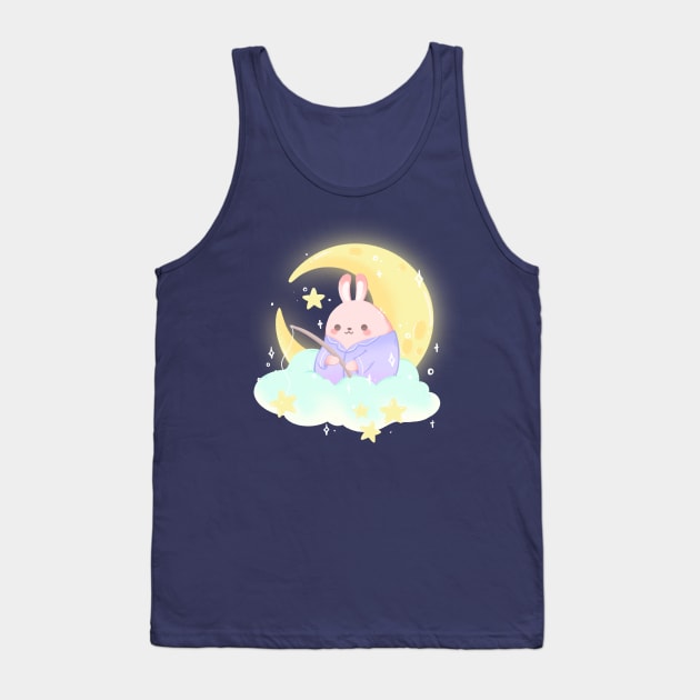 moon rabbit fishing Tank Top by BiillustrationID